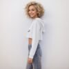 Habibi Women's Crop Top Hoodie