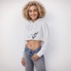 Habibi Women's Crop Top Hoodie