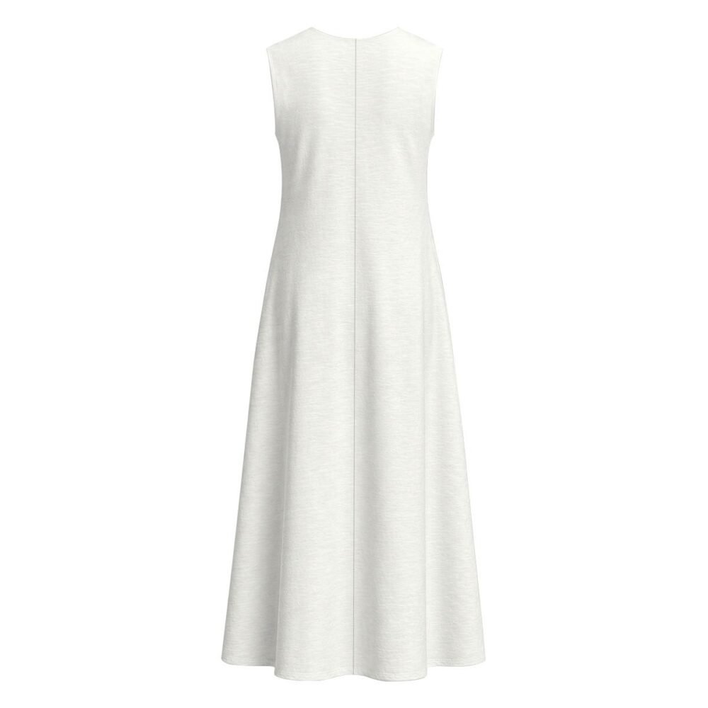 Habibi Women's Sleeveless Dress With Pocket|125GSM Slub Cotton