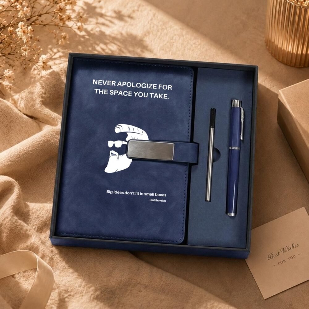 Notebook Gift Set with Metal Pen