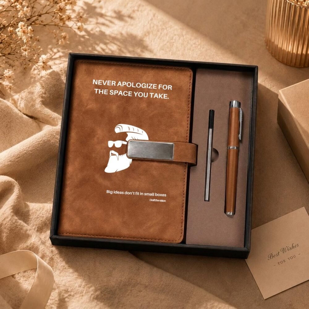 Notebook Gift Set with Metal Pen