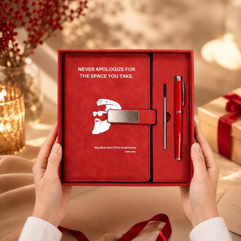 Notebook Gift Set with Metal Pen